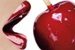 la bouche attire par la pomme d'amour